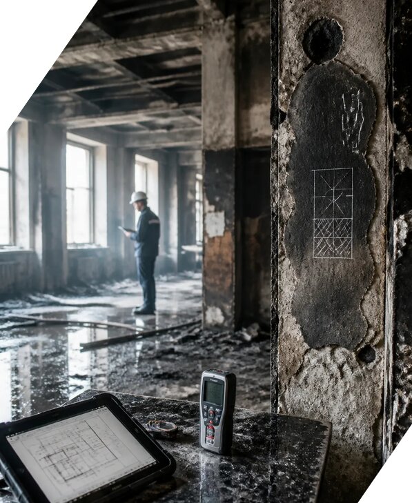 Обследование зданий после пожара в Петрозаводске от 15225 р. | ЭкспертизаРоссия