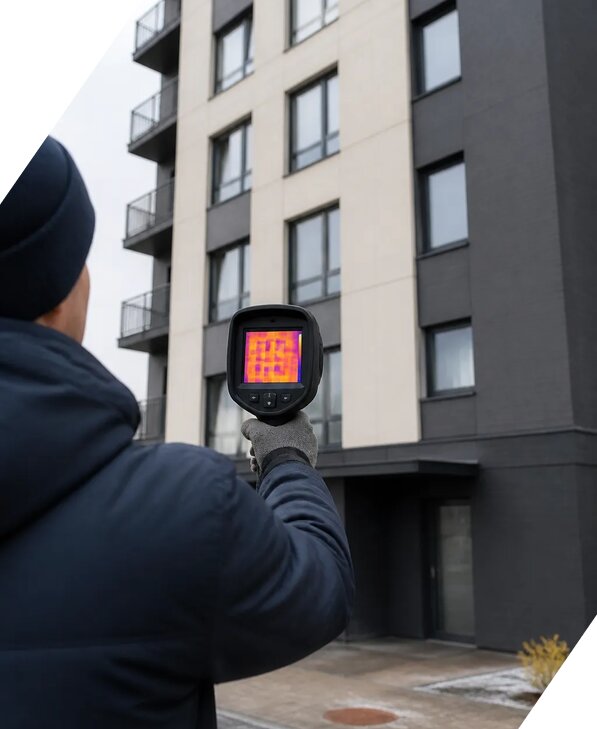 Тепловизионное обследование зданий в Петрозаводске от 5075 р. | ЭкспертизаРоссия