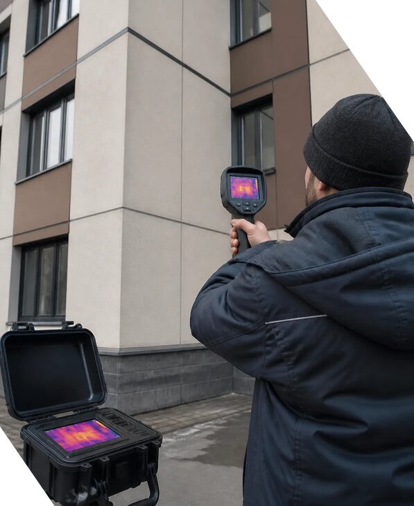 Тепловизионное обследование зданий и сооружений в Петрозаводске